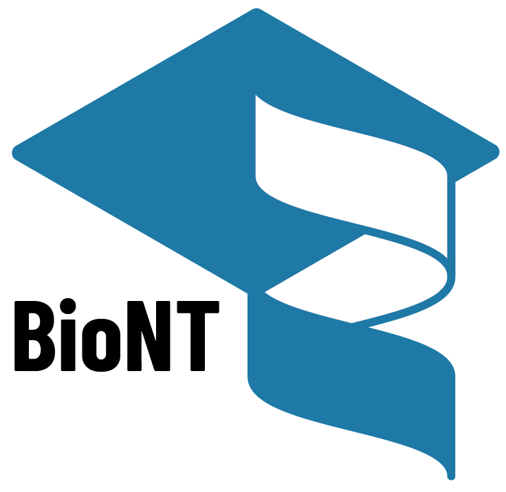BioNT logo in blue